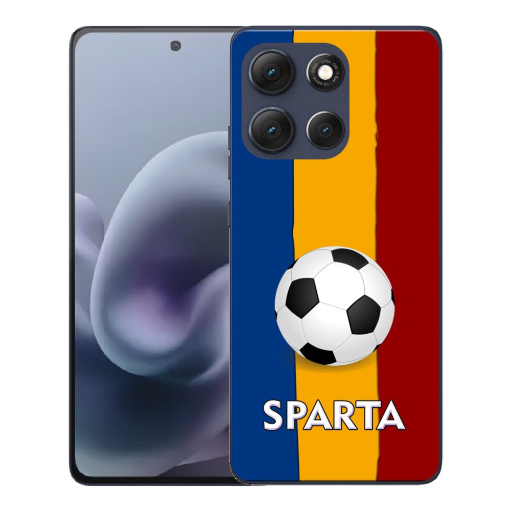 Gelový kryt mmCase na Motorola Moto G86 5G - fotbal 1