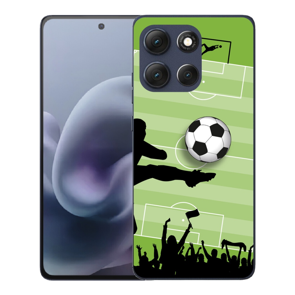 Gelový kryt mmCase na Motorola Moto G86 5G - fotbal 3