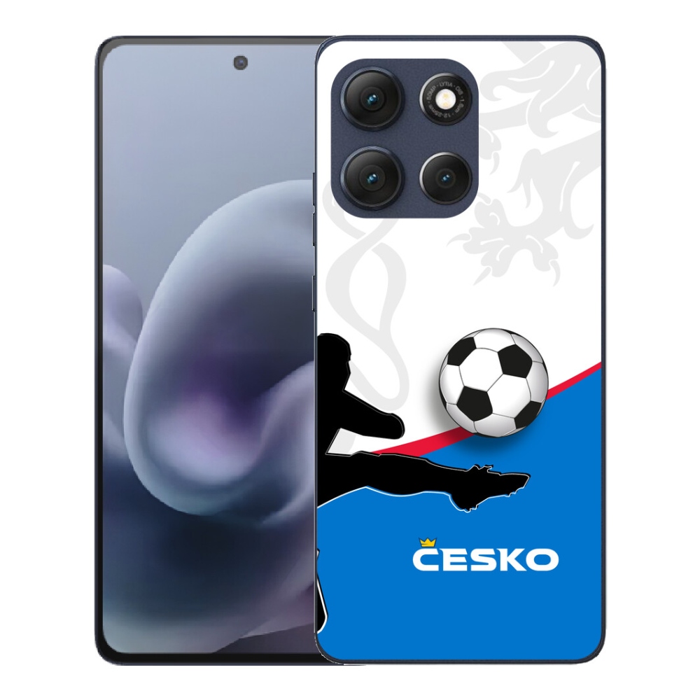 Gelový kryt mmCase na Motorola Moto G86 5G - fotbal Česko 3