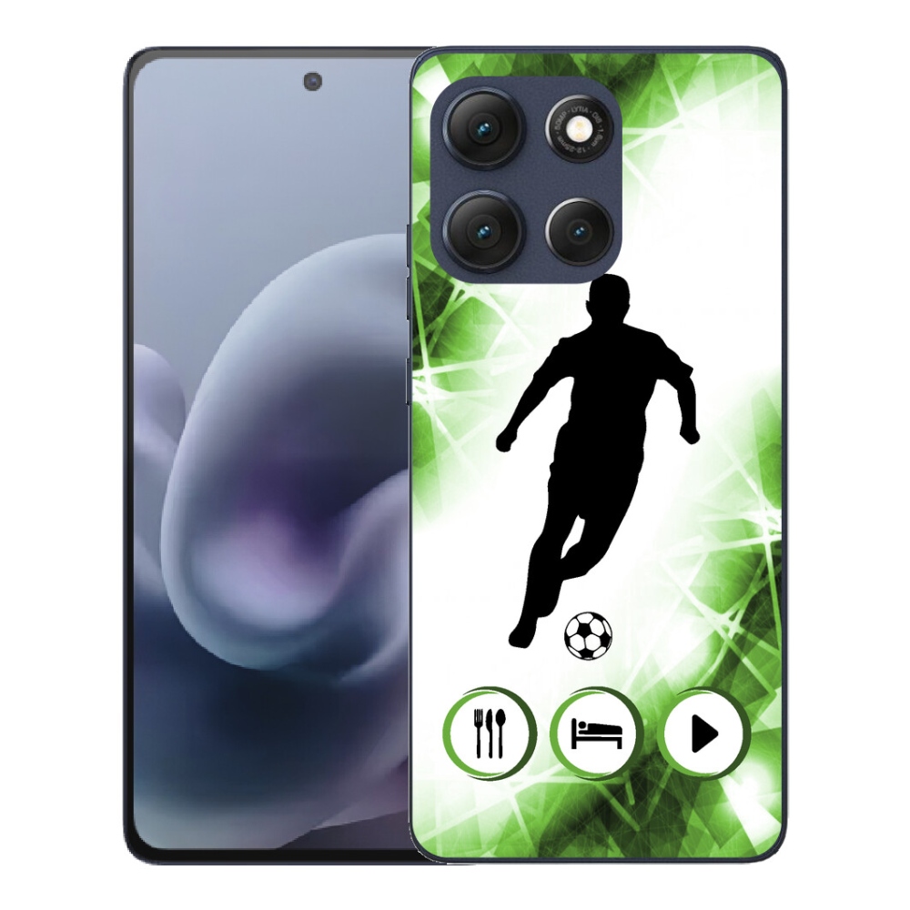 Gelový kryt mmCase na Motorola Moto G86 5G - fotbalista