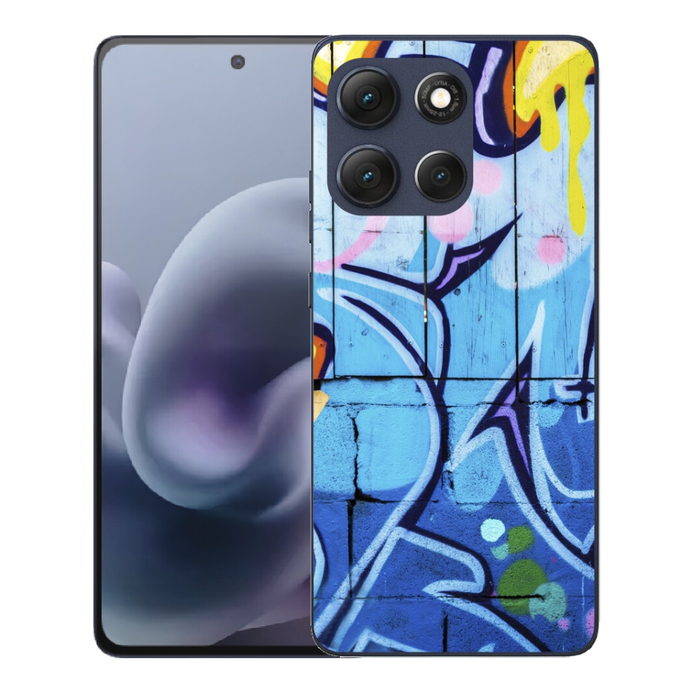 Gelový kryt mmCase na Motorola Moto G86 5G - graffiti