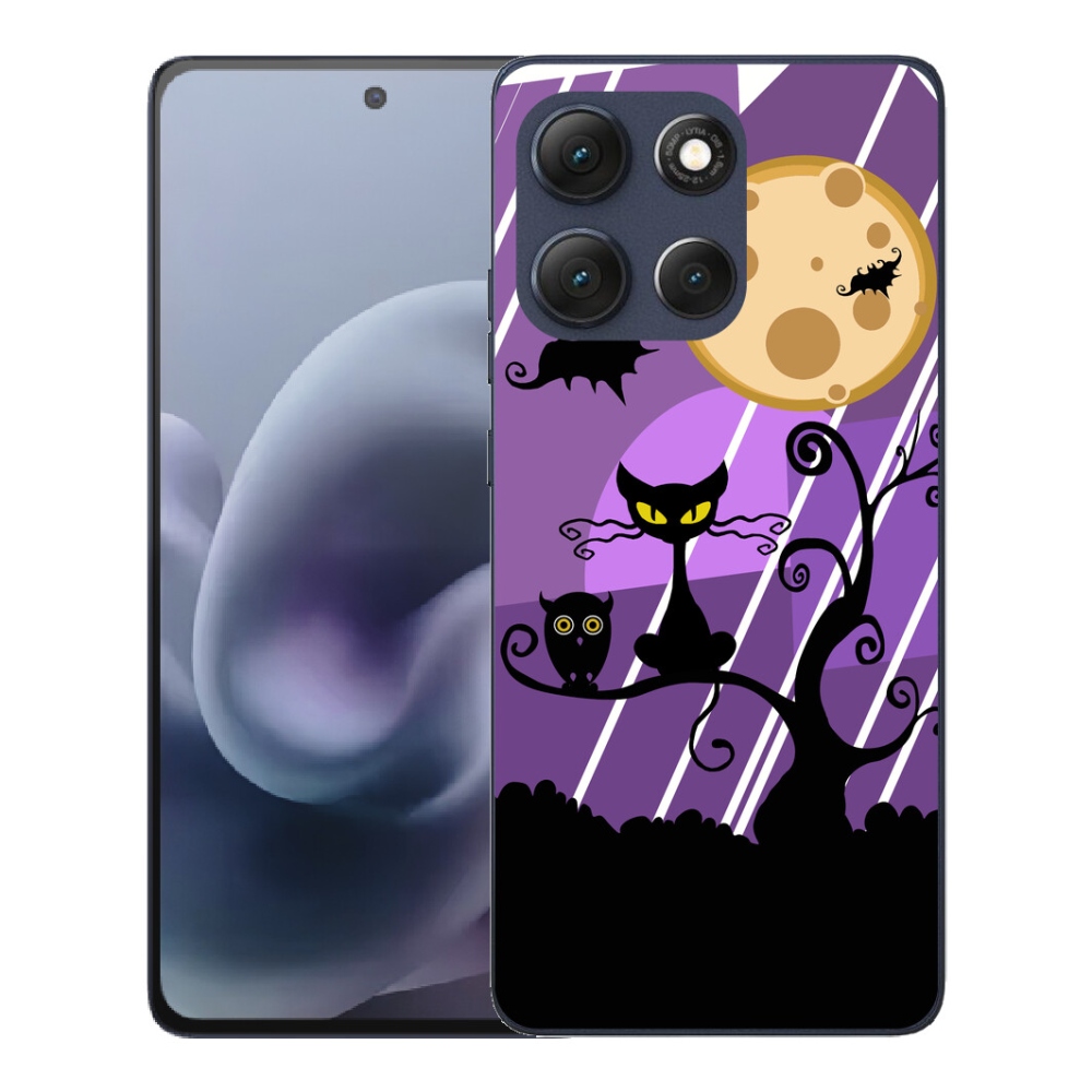 Gelový kryt mmCase na Motorola Moto G86 5G - halloween