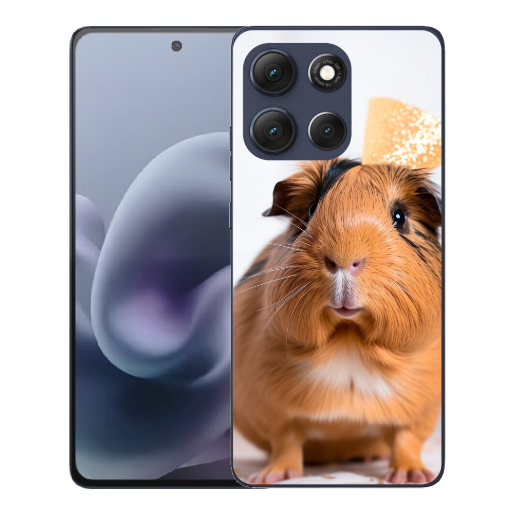 Gelový kryt mmCase na Motorola Moto G86 5G - hnědé morče