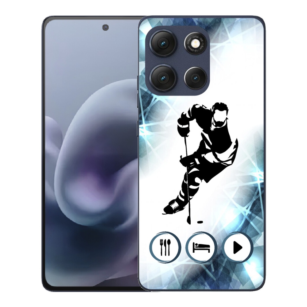 Gelový kryt mmCase na Motorola Moto G86 5G - hokej 1