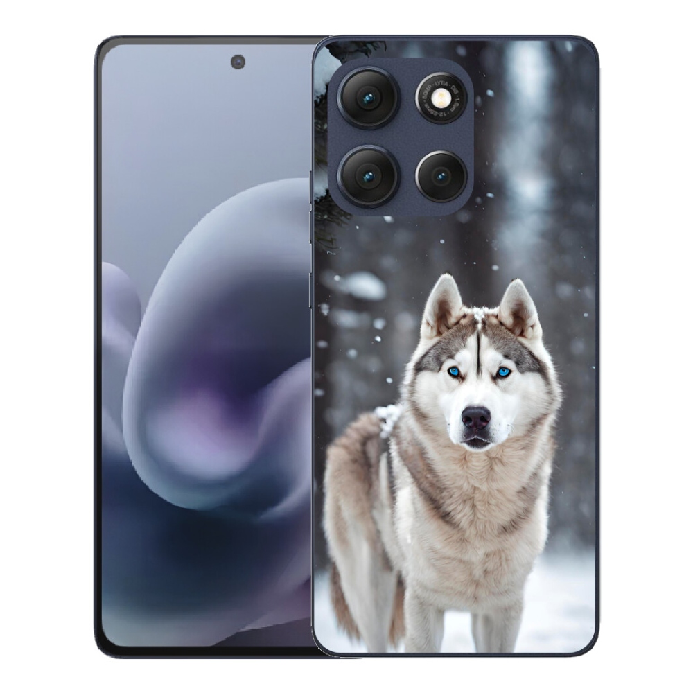 Gelový kryt mmCase na Motorola Moto G86 5G - husky 2