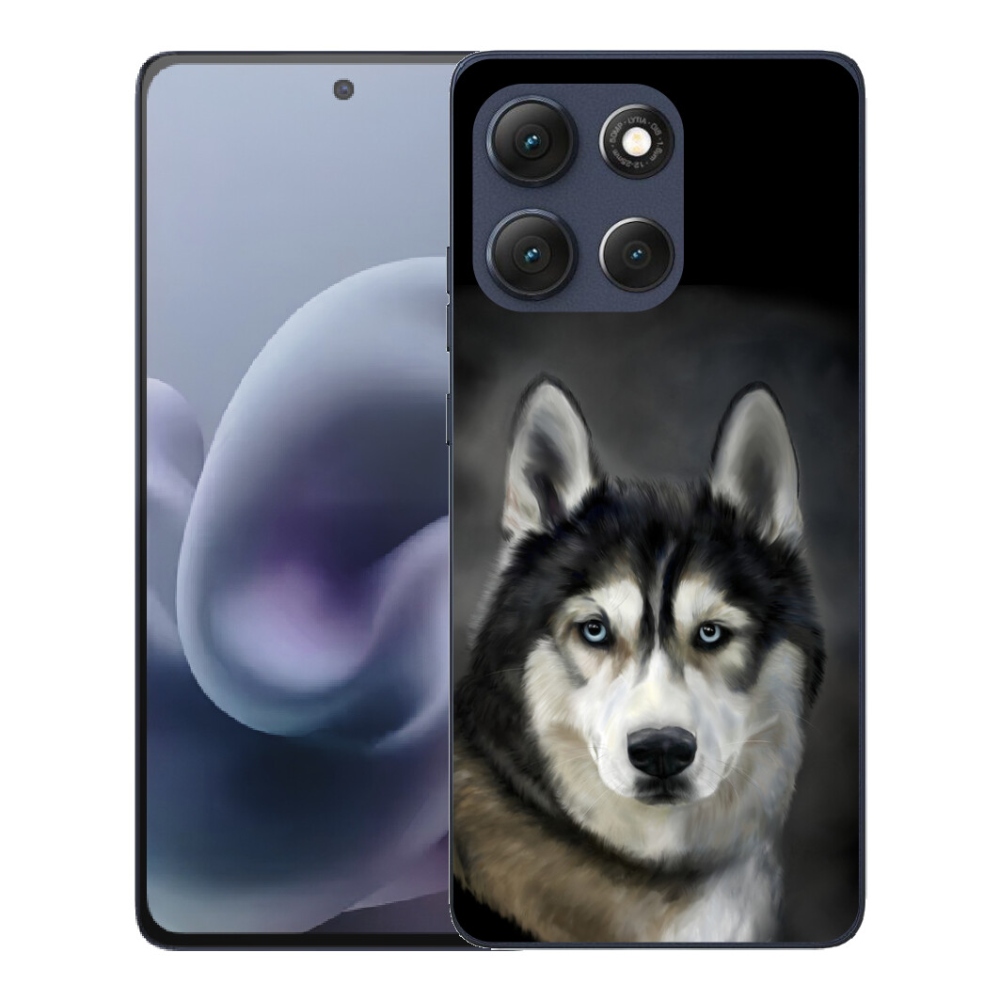 Gelový kryt mmCase na Motorola Moto G86 5G - husky