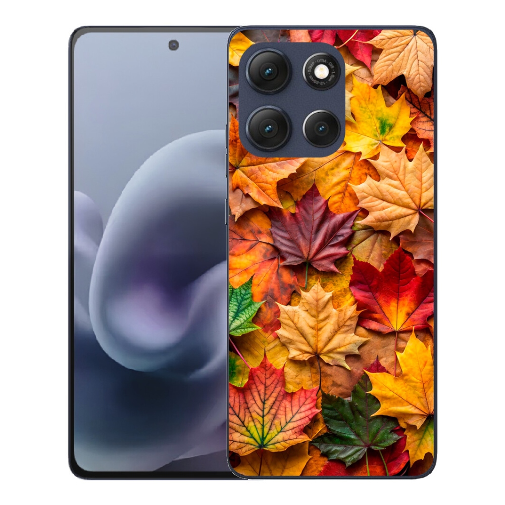 Gelový kryt mmCase na Motorola Moto G86 5G - javorové listy 2