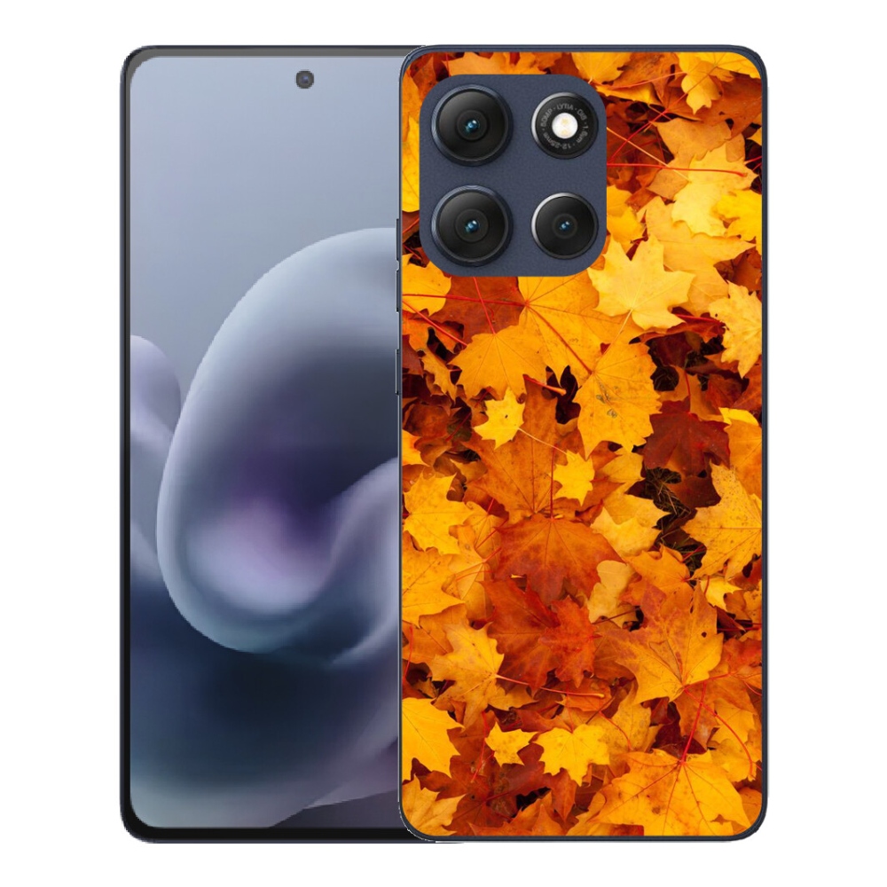 Gelový kryt mmCase na Motorola Moto G86 5G - javorové listy