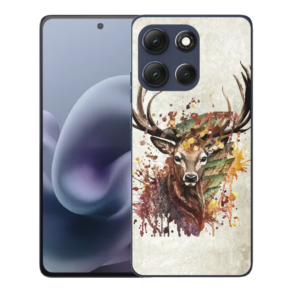 Gelový kryt mmCase na Motorola Moto G86 5G - jelen 1