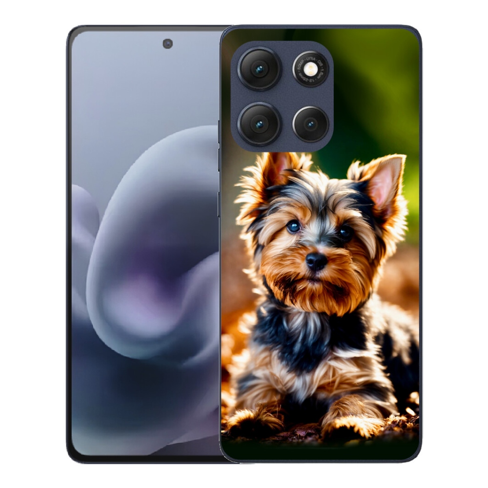Gelový kryt mmCase na Motorola Moto G86 5G - jorkšír 10