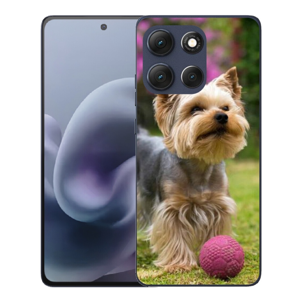 Gelový kryt mmCase na Motorola Moto G86 5G - jorkšír 4