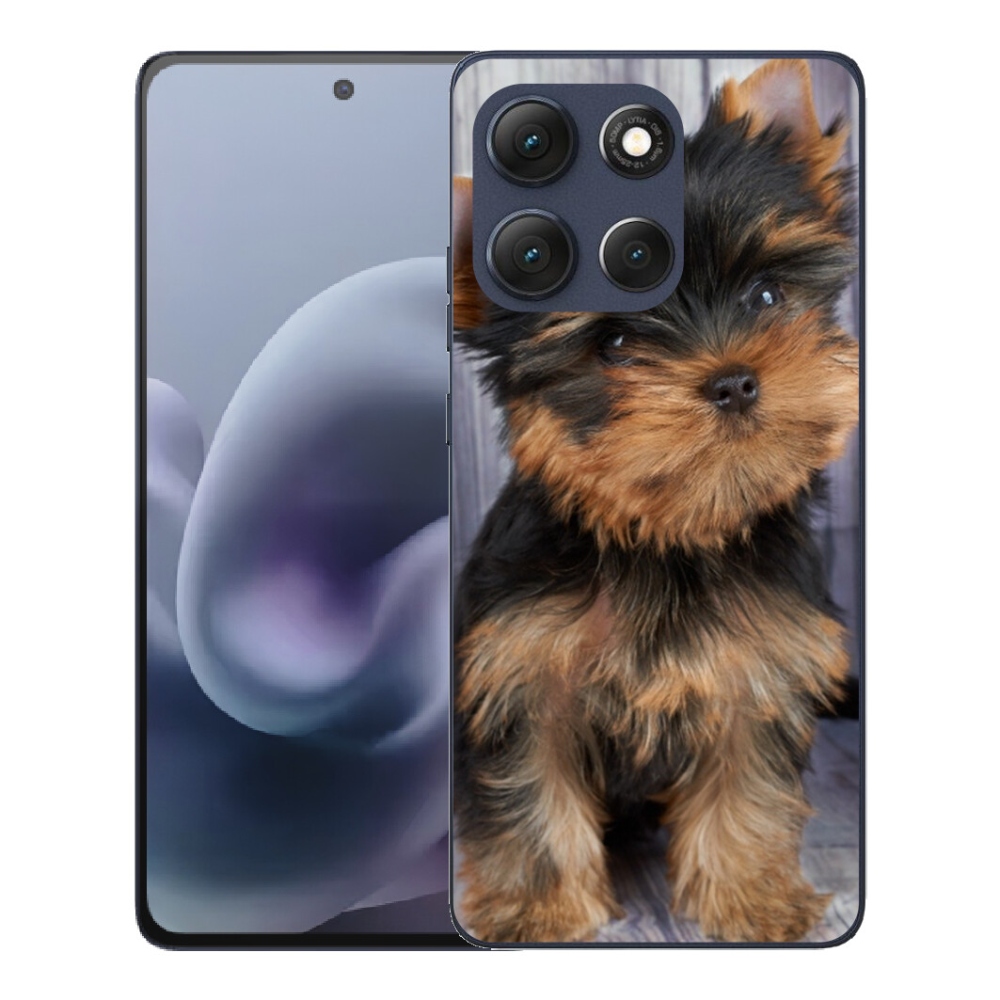 Gelový kryt mmCase na Motorola Moto G86 5G - jorkšír 9