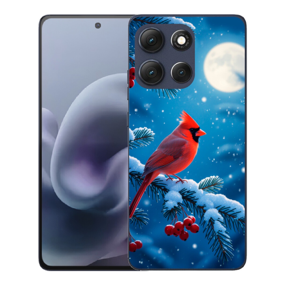 Gelový kryt mmCase na Motorola Moto G86 5G - kardinál červený