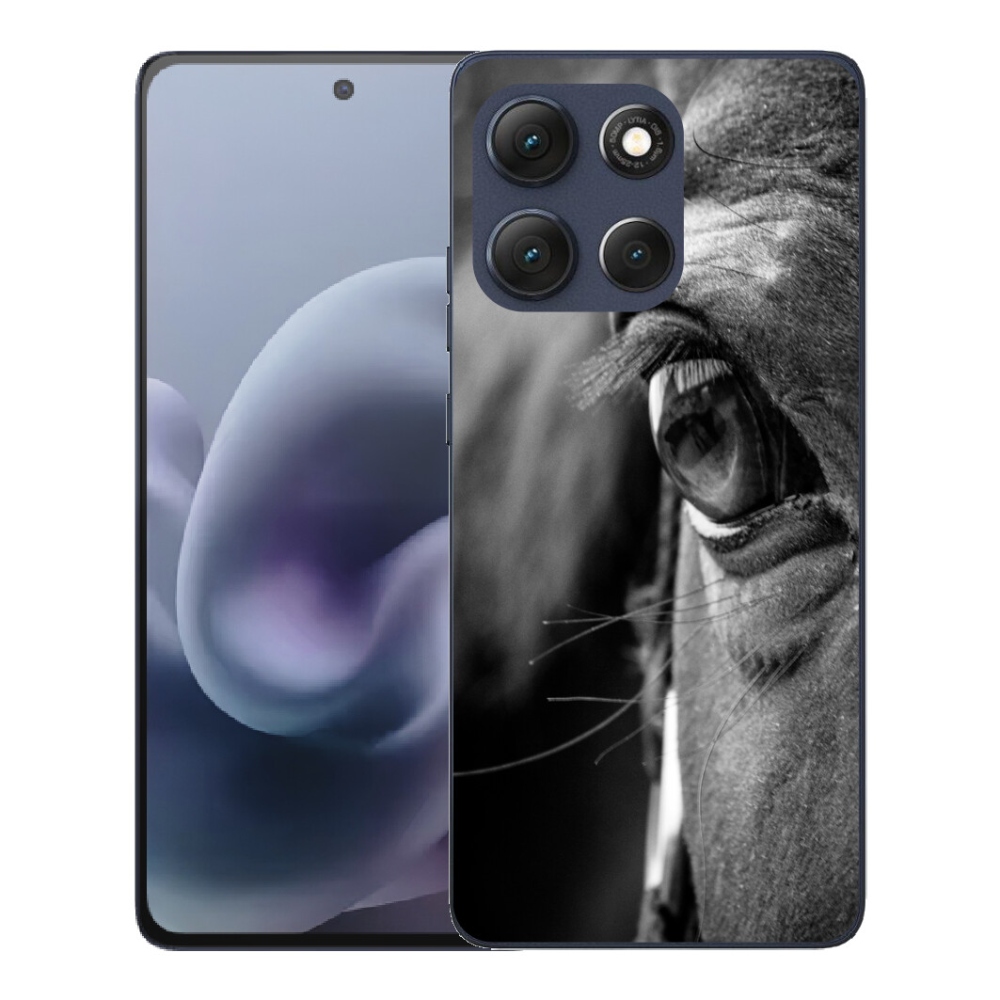 Gelový kryt mmCase na Motorola Moto G86 5G - koňský pohled