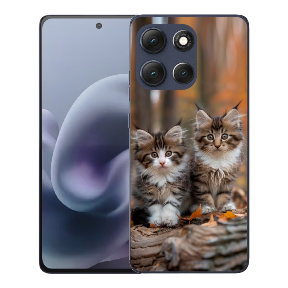Gelový kryt mmCase na Motorola Moto G86 5G - kočičí duo 3