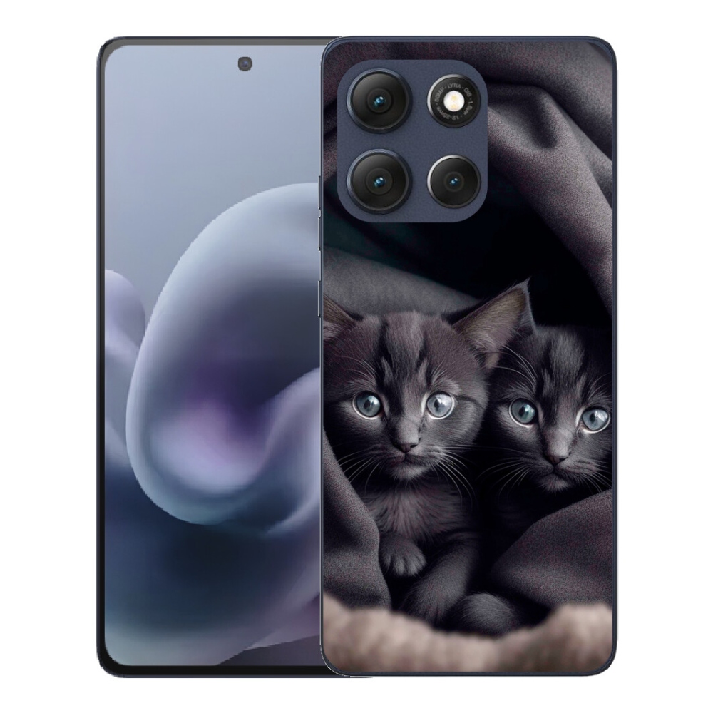 Gelový kryt mmCase na Motorola Moto G86 5G - kočičí duo
