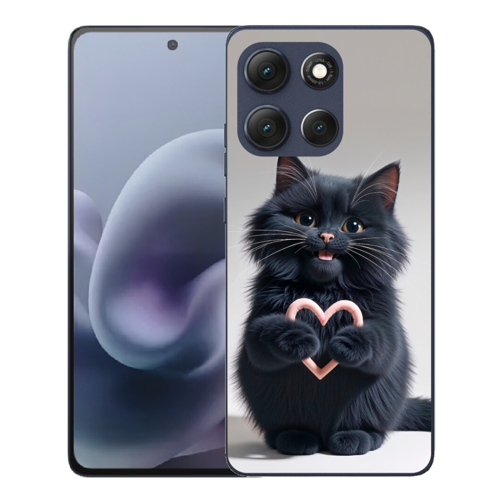 Gelový kryt mmCase na Motorola Moto G86 5G - kočičí láska 3
