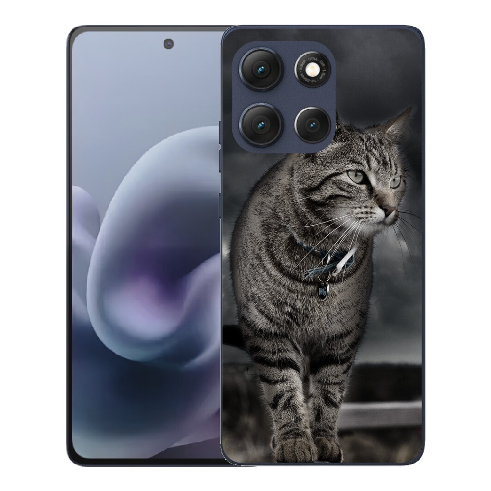 Gelový kryt mmCase na Motorola Moto G86 5G - kočka