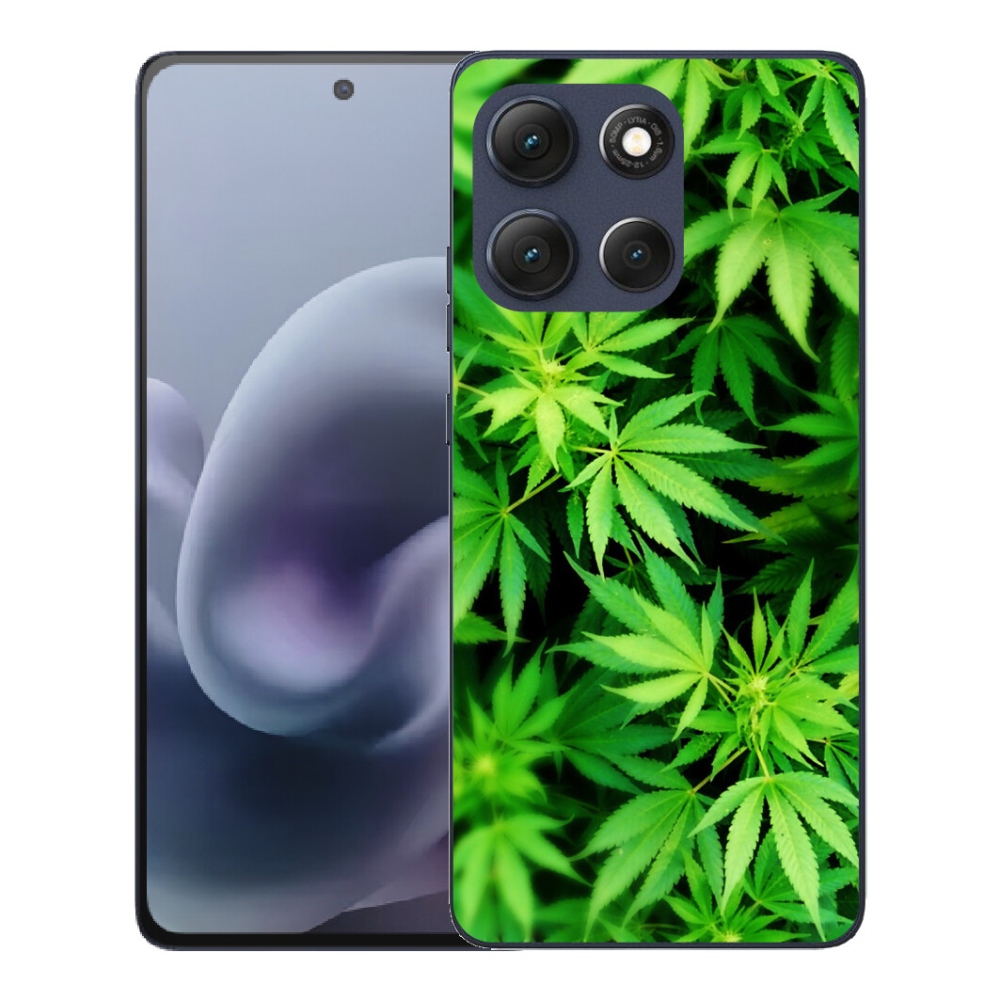 Gelový kryt mmCase na Motorola Moto G86 5G - konopí 3