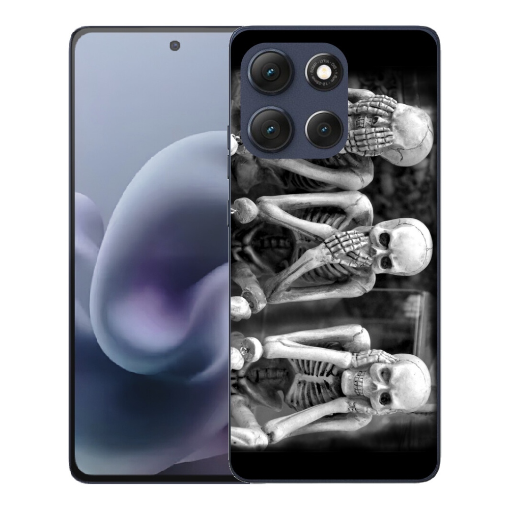 Gelový kryt mmCase na Motorola Moto G86 5G - kostlivci