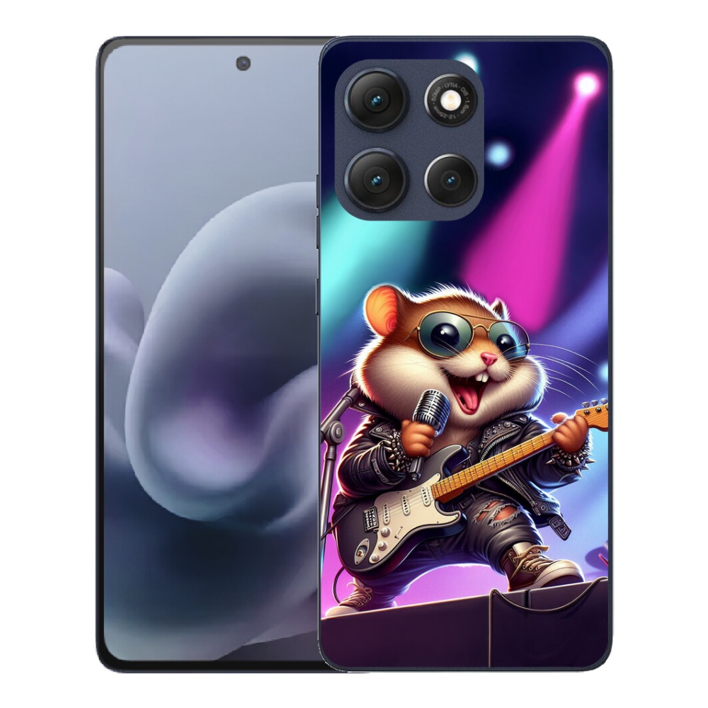 Gelový kryt mmCase na Motorola Moto G86 5G - křeček rocker
