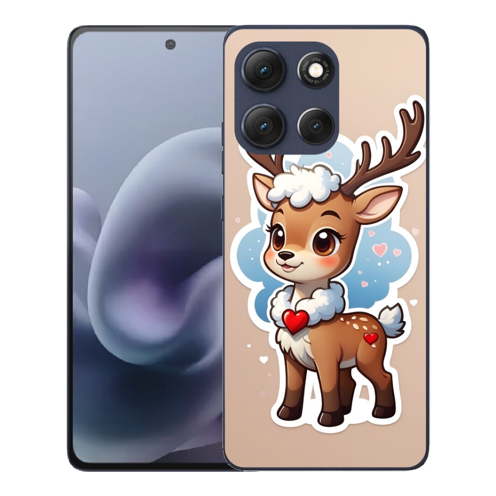 Gelový kryt mmCase na Motorola Moto G86 5G - kreslený sob