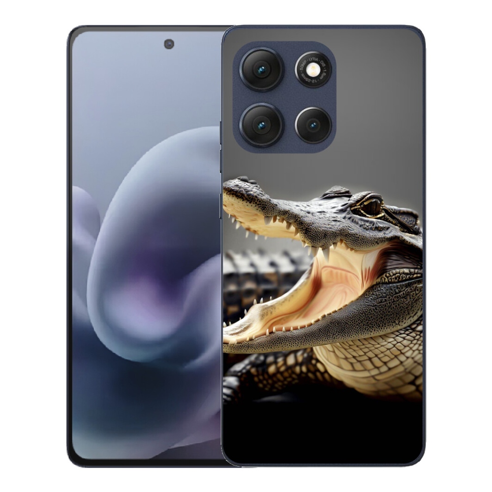 Gelový kryt mmCase na Motorola Moto G86 5G - krokodýl