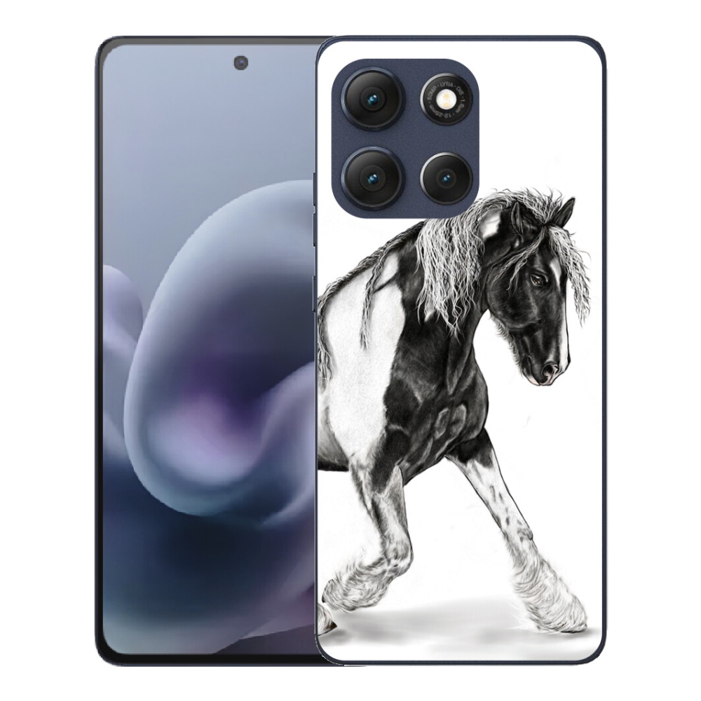 Gelový kryt mmCase na Motorola Moto G86 5G - kůň