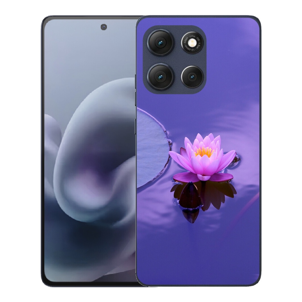 Gelový kryt mmCase na Motorola Moto G86 5G - květ na hladině