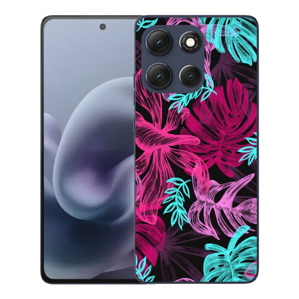 Gelový kryt mmCase na Motorola Moto G86 5G - květiny 1
