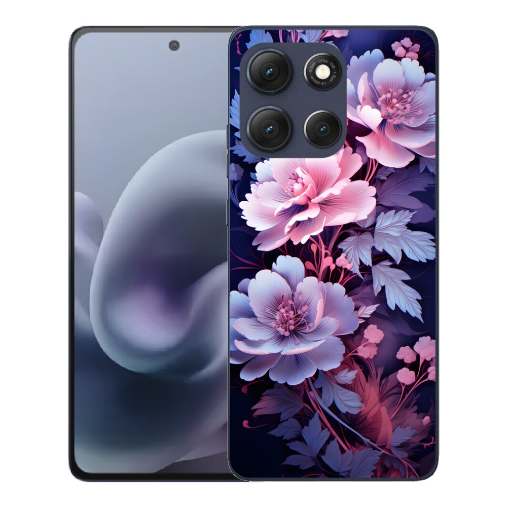 Gelový kryt mmCase na Motorola Moto G86 5G - květiny 11