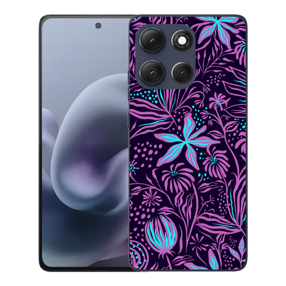 Gelový kryt mmCase na Motorola Moto G86 5G - květiny 2