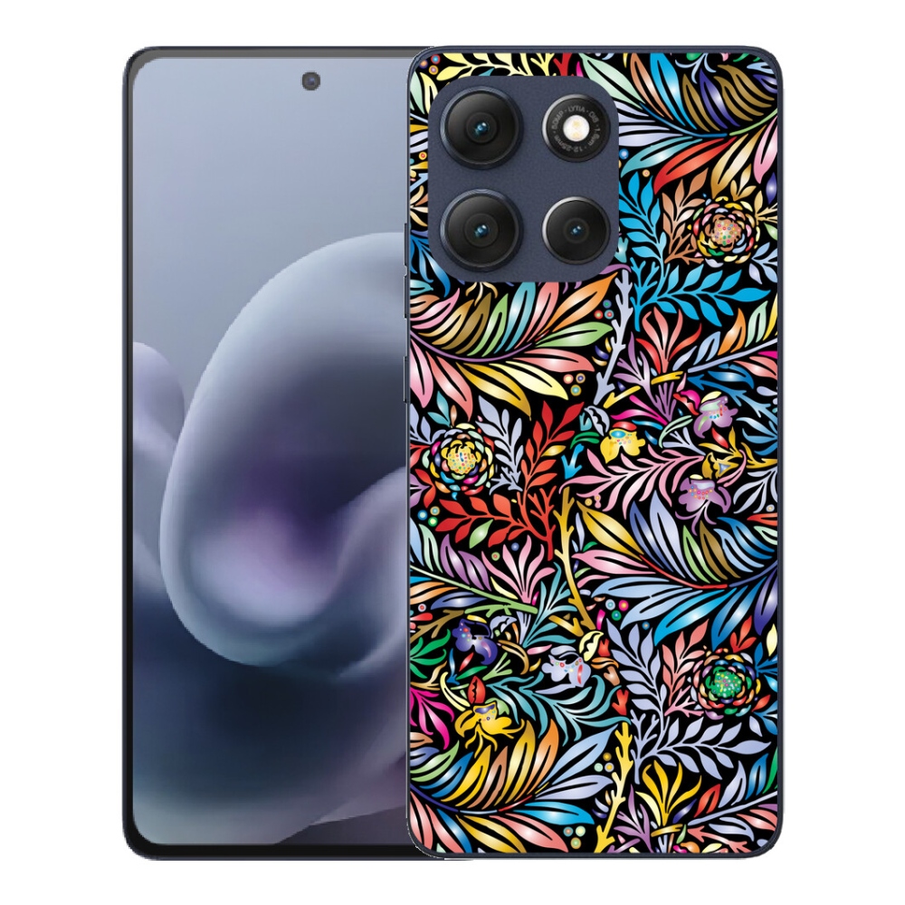 Gelový kryt mmCase na Motorola Moto G86 5G - květiny 5