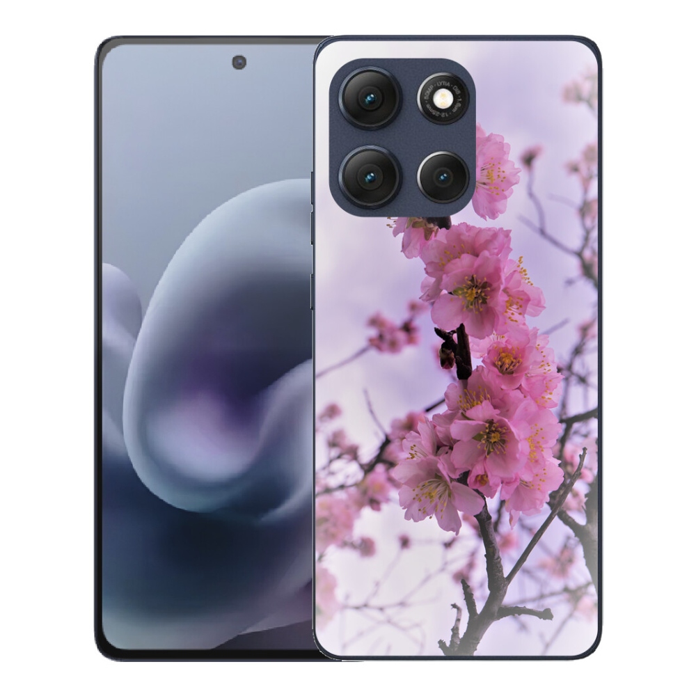 Gelový kryt mmCase na Motorola Moto G86 5G - květiny 7