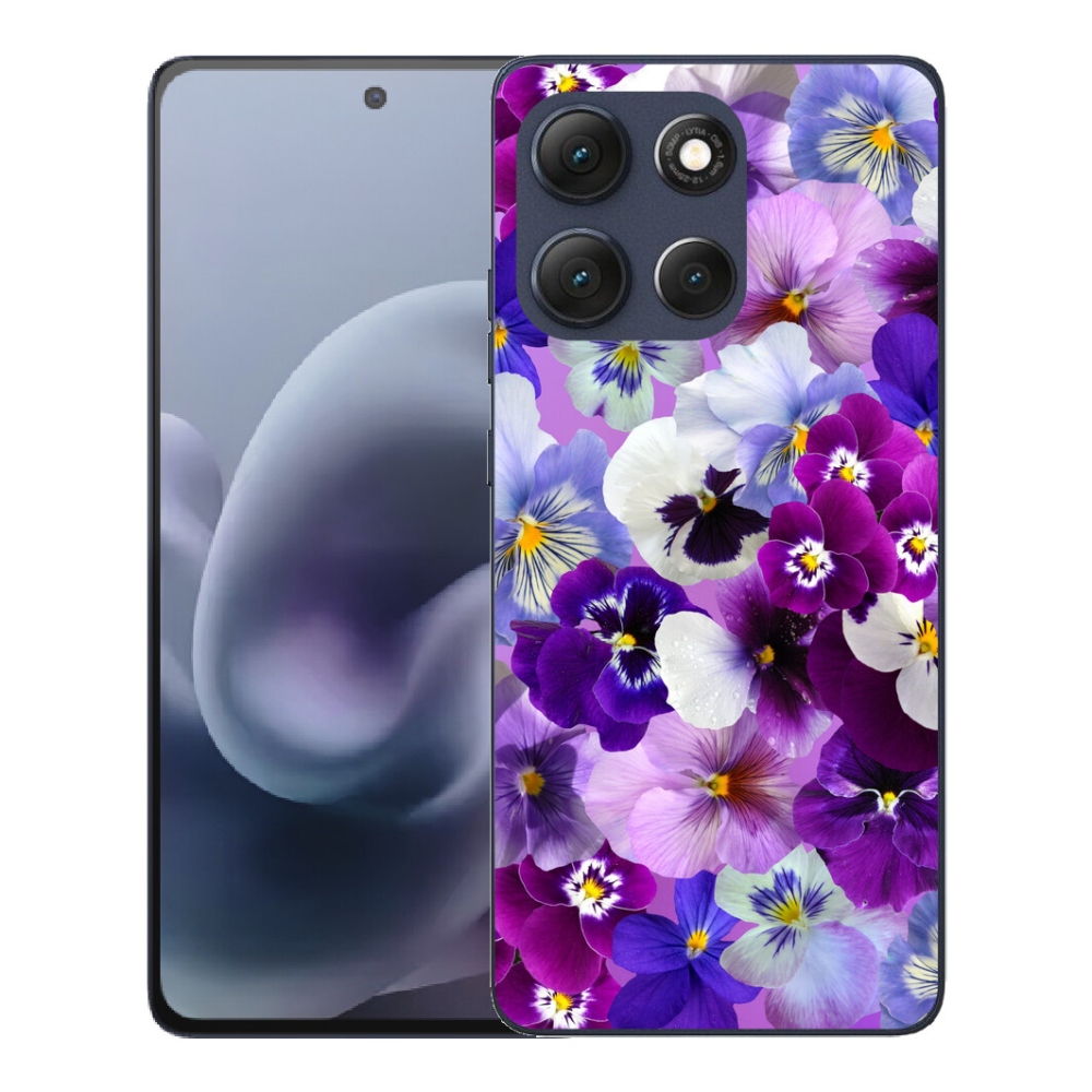 Gelový kryt mmCase na Motorola Moto G86 5G - květiny 9