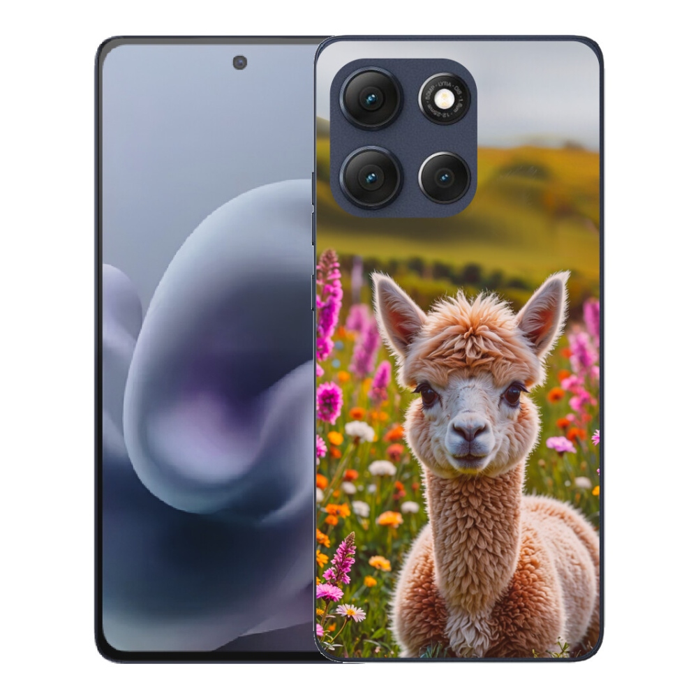 Gelový kryt mmCase na Motorola Moto G86 5G - lama na louce