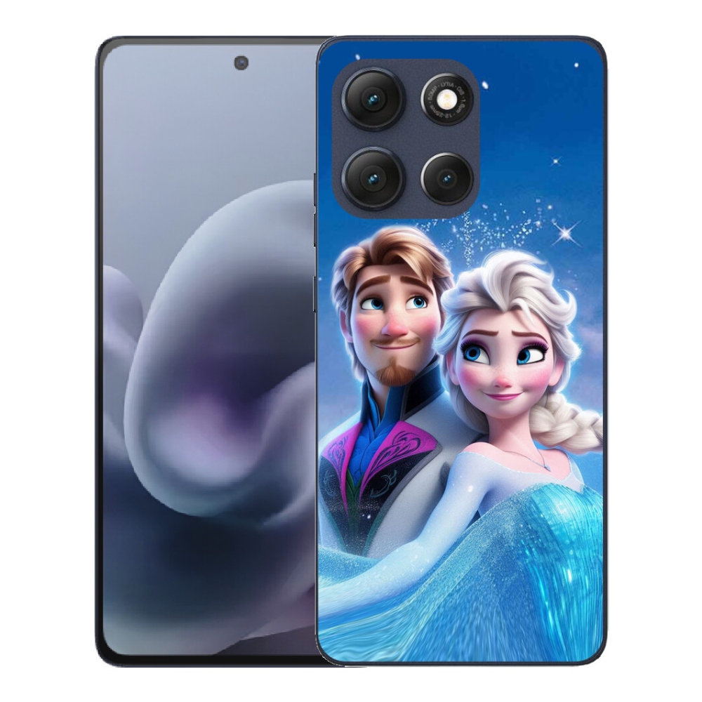 Gelový kryt mmCase na Motorola Moto G86 5G - ledové království 1
