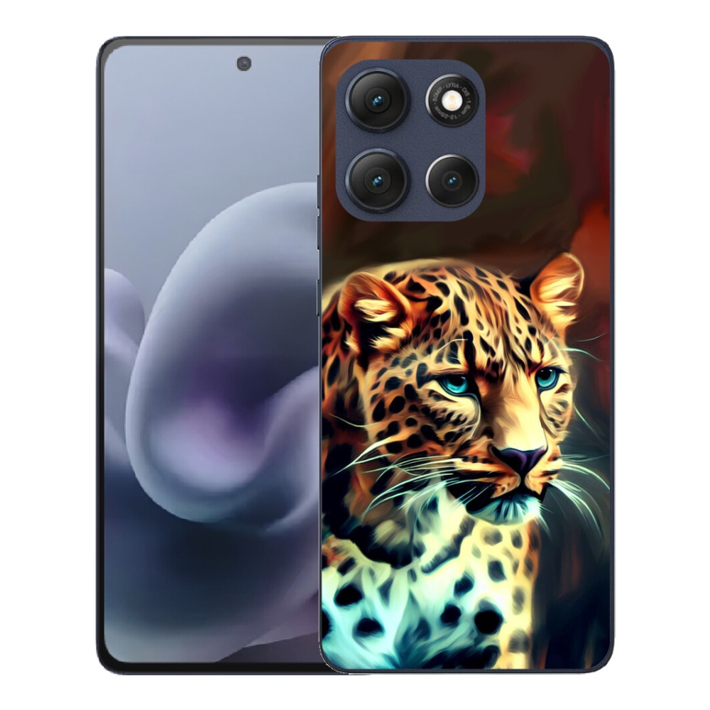 Gelový kryt mmCase na Motorola Moto G86 5G - leopard
