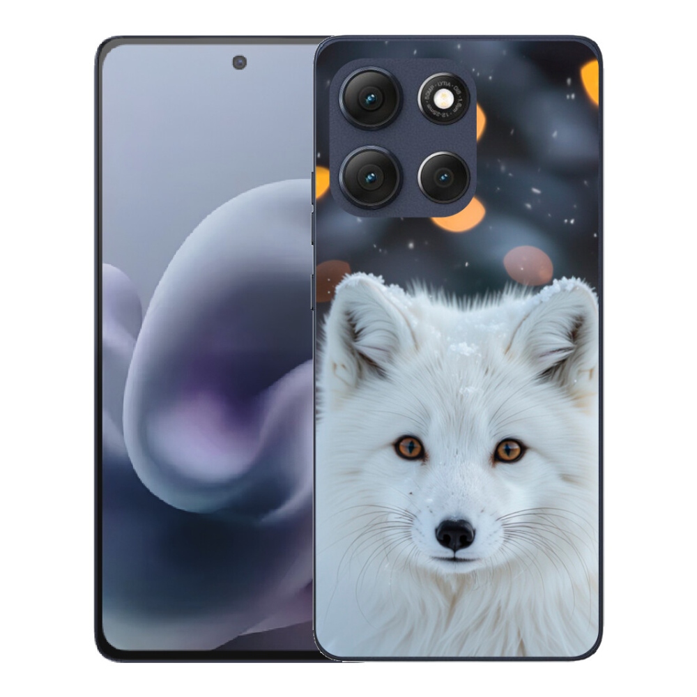Gelový kryt mmCase na Motorola Moto G86 5G - liška polární