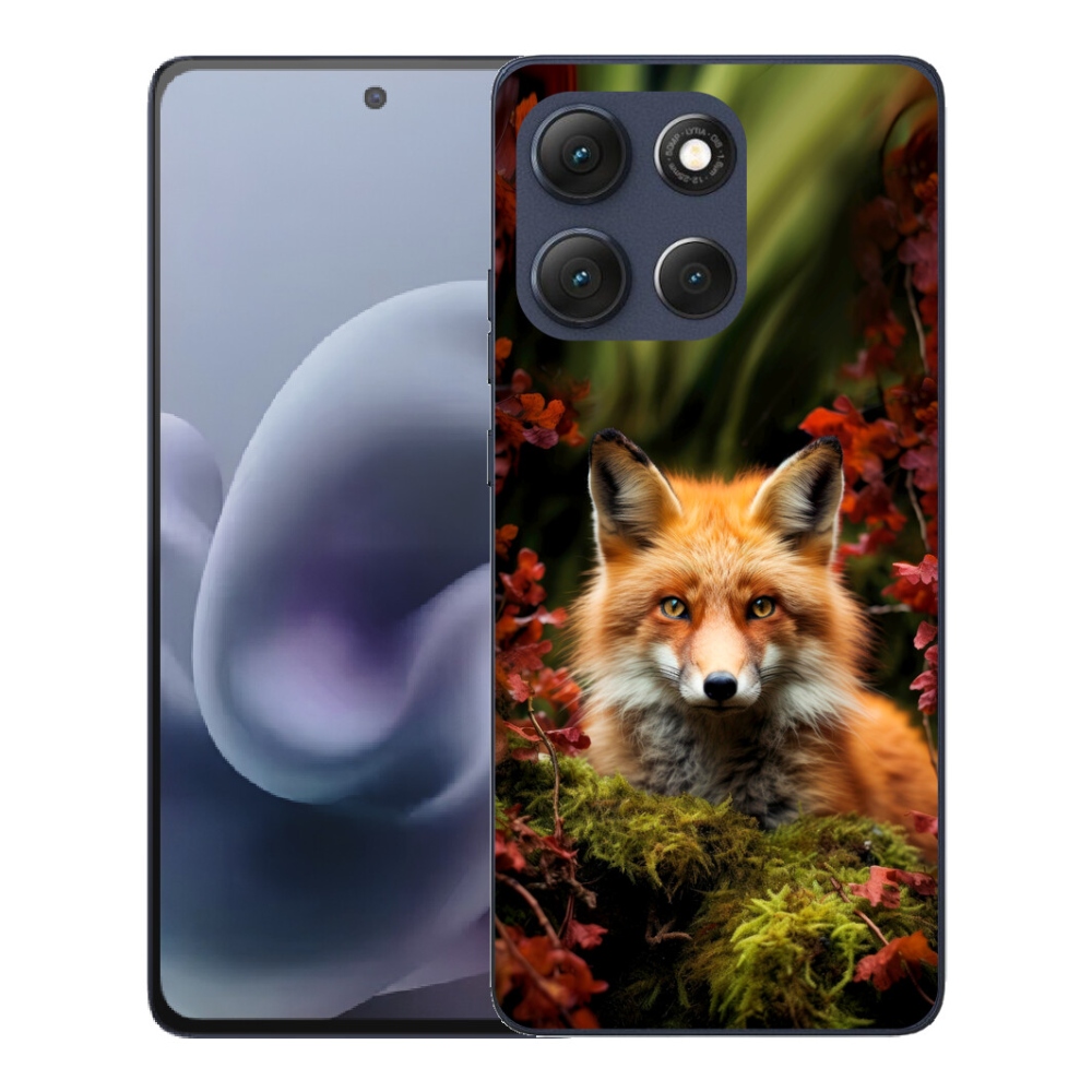 Gelový kryt mmCase na Motorola Moto G86 5G - liška v lese