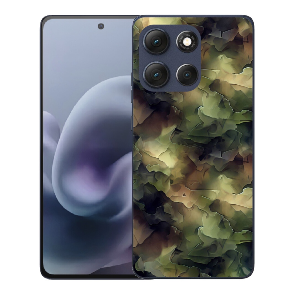 Gelový kryt mmCase na Motorola Moto G86 5G - maskáčový vzor 10