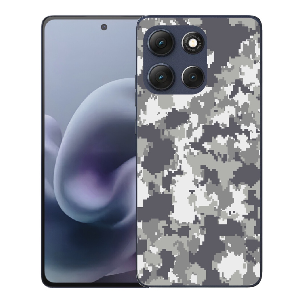 Gelový kryt mmCase na Motorola Moto G86 5G - maskáčový vzor 2
