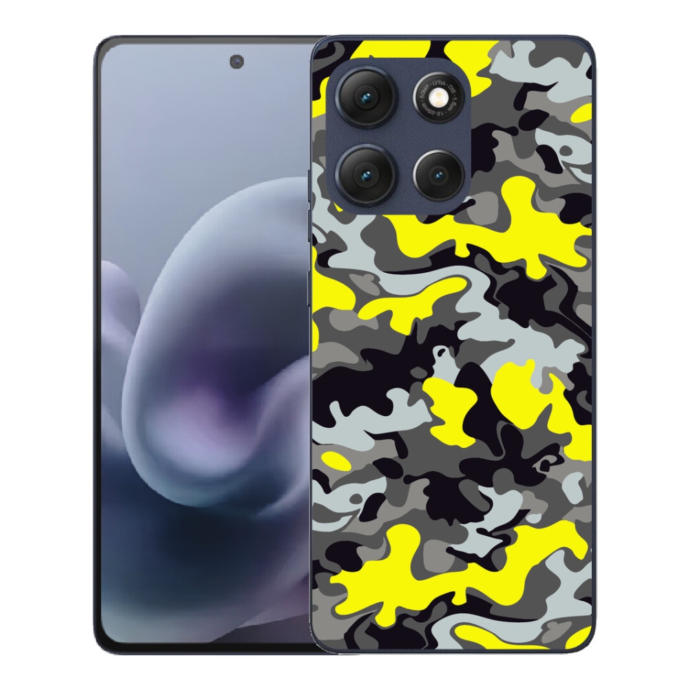 Gelový kryt mmCase na Motorola Moto G86 5G - maskáčový vzor 6