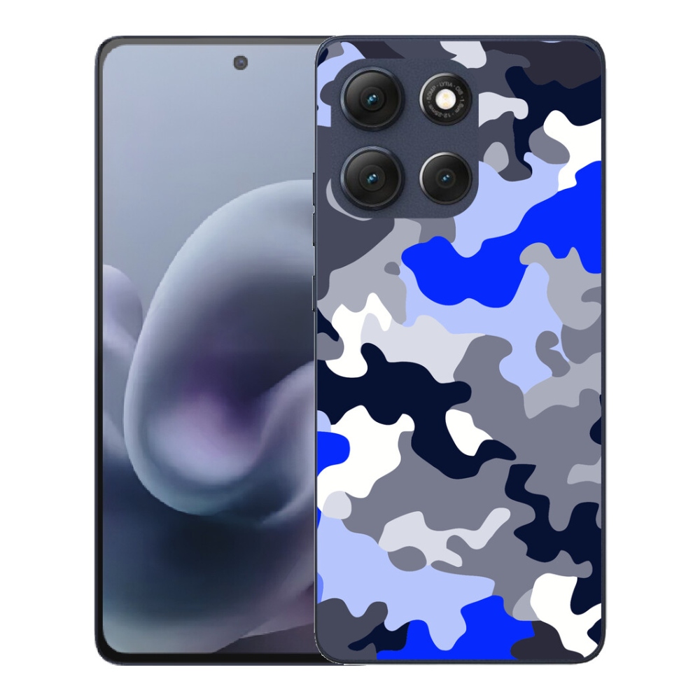 Gelový kryt mmCase na Motorola Moto G86 5G - maskáčový vzor 8