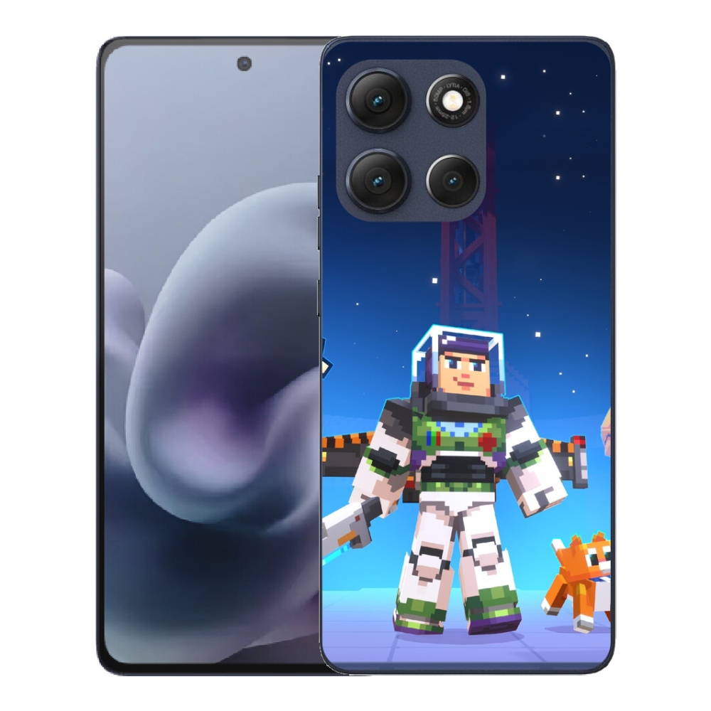 Gelový kryt mmCase na Motorola Moto G86 5G - minecraft 2
