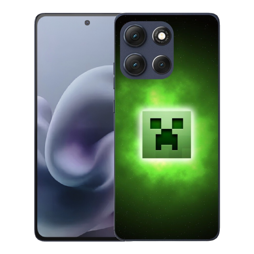 Gelový kryt mmCase na Motorola Moto G86 5G - minecraft