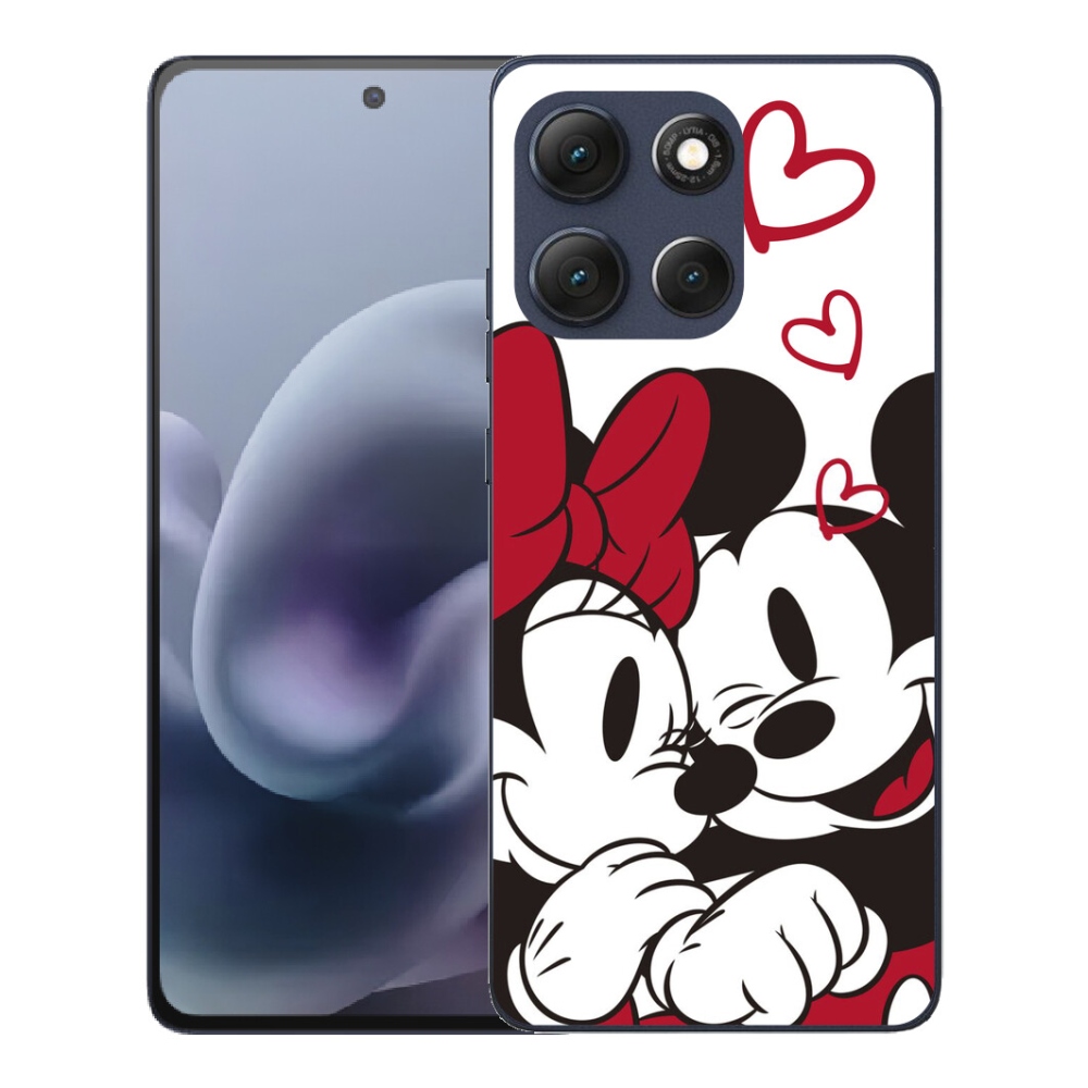 Gelový kryt mmCase na Motorola Moto G86 5G - minnie a mickey