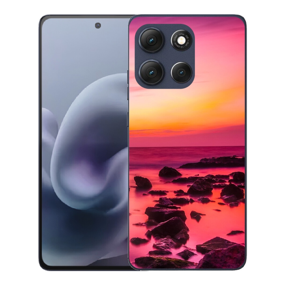 Gelový kryt mmCase na Motorola Moto G86 5G - moře a záře