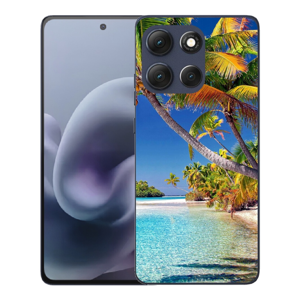 Gelový kryt mmCase na Motorola Moto G86 5G - mořská pláž