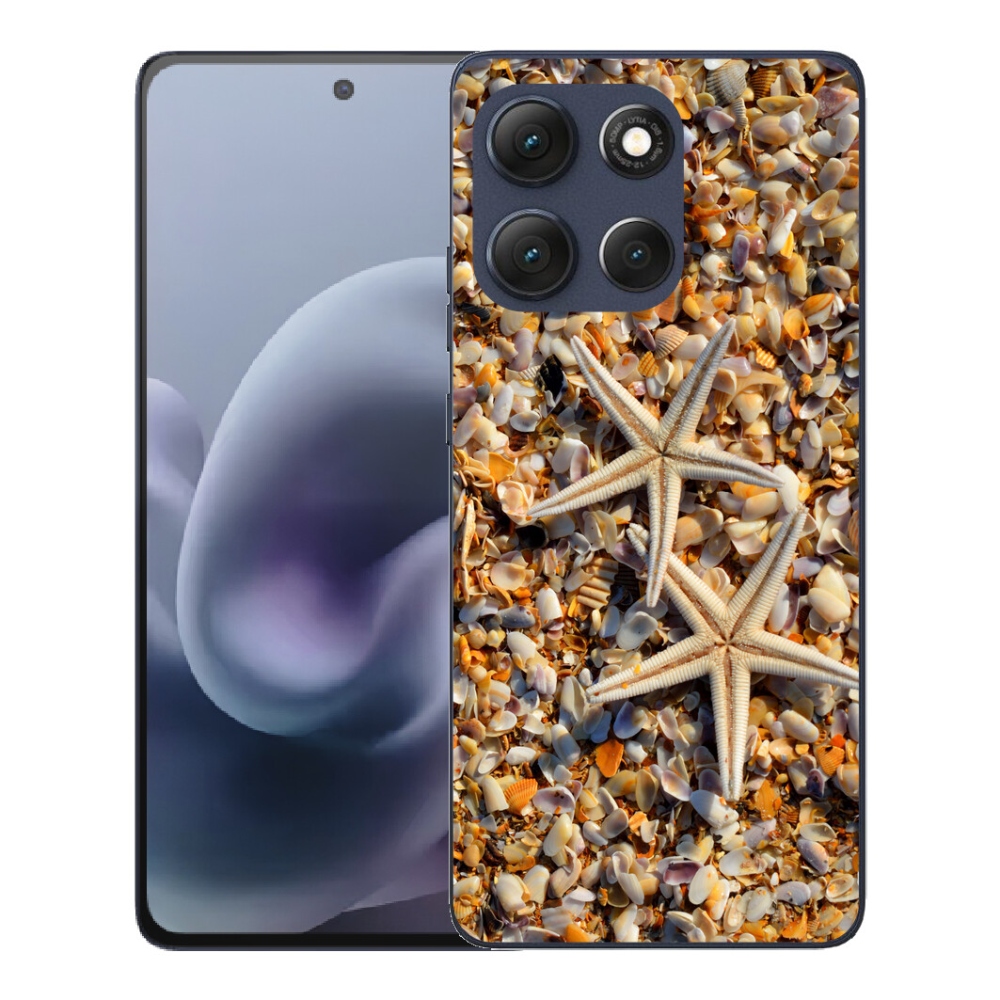 Gelový kryt mmCase na Motorola Moto G86 5G - mořské hvězdice